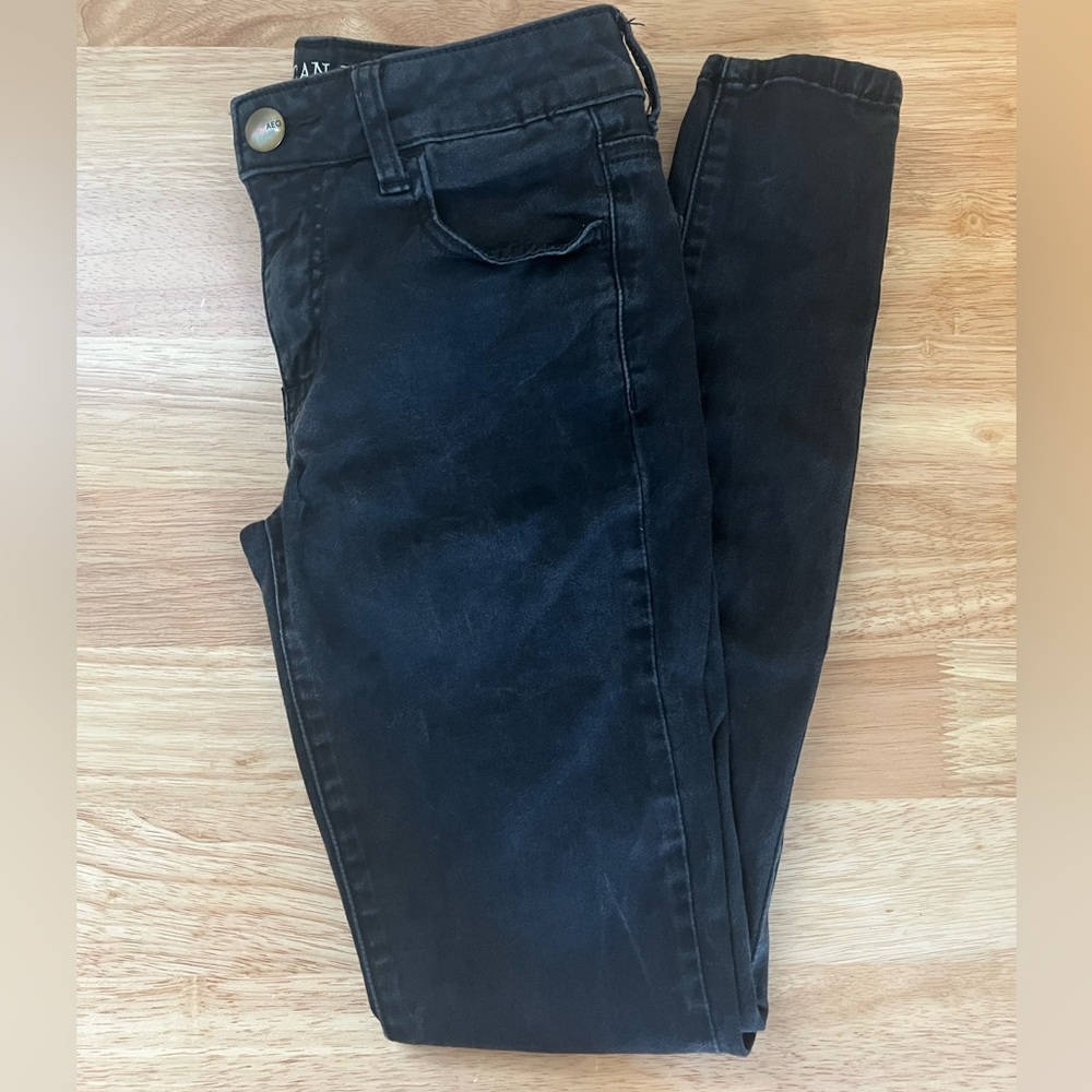 American Eagle Outfitters Super Super Stretch Black Jeggings